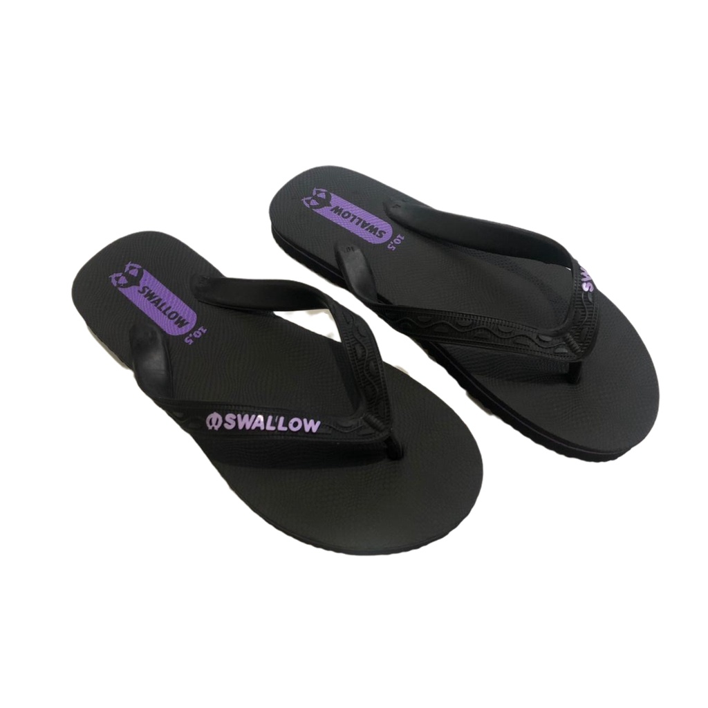 SANDAL JEPIT BY SWALLOW BLACK PEARL M - 02-10,5 UNGU 40 / 41