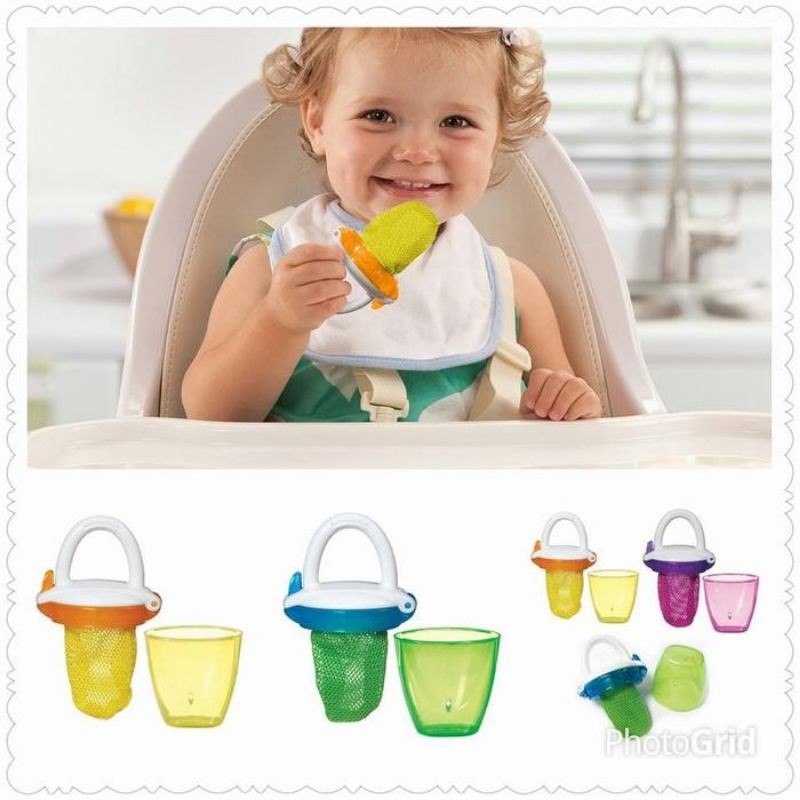 Munchkin Deluxe Fresh Food Feeder/ Alat Bantu Makan Bayi Mpasi dengan Tutup