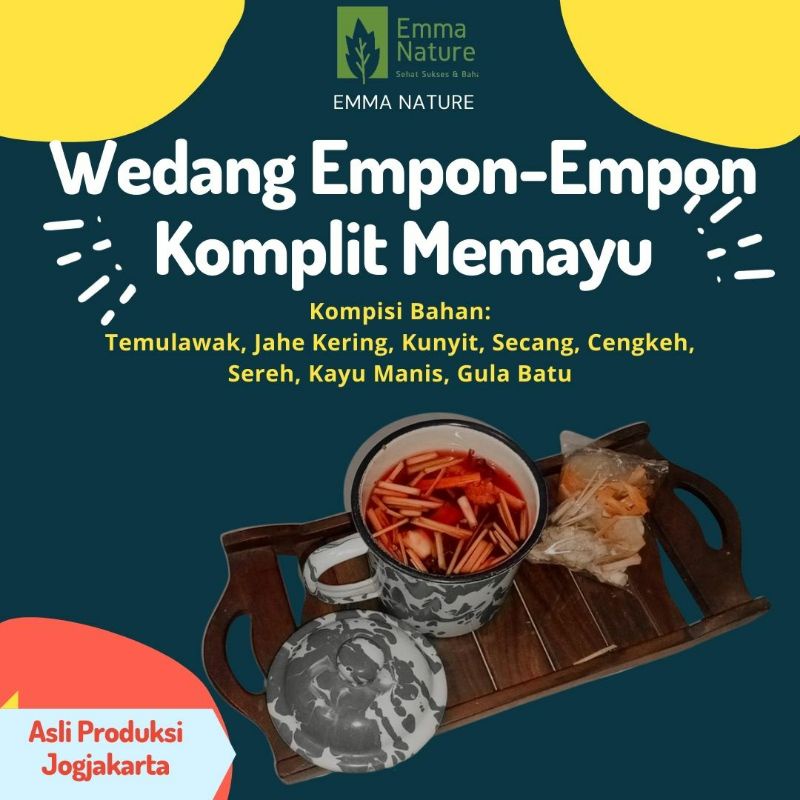 Wedang Empon Empon Minuman Herbal Original Rempah Segar Menyehatkan Meningkatkan Daya Tahan Tubuh