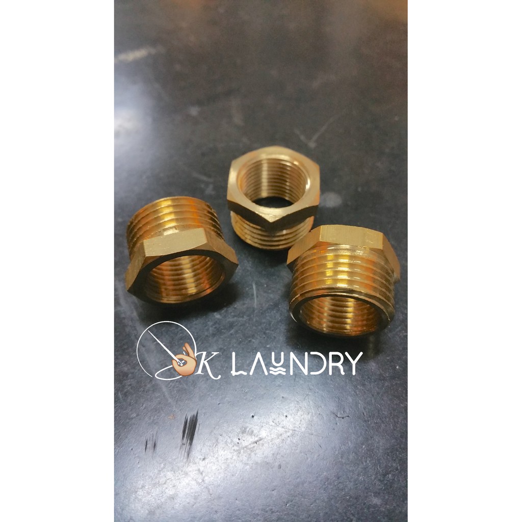 Verlop Ring 1/2 X 3/8 Kuningan