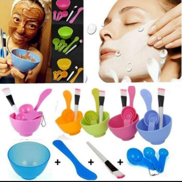 Mangkok Masker Set / Kuas Set masker / Mangkok Masker