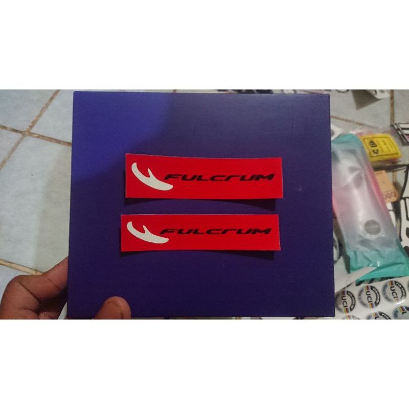 Sticker-Stiker-Decal-Tempelan-Logo-Label Hub Freehub Free Hub Fulcrum Sepeda Balap Road Bike Roadbik