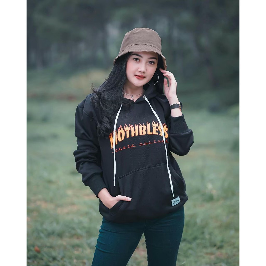 Jaket Hoodie MOTHBLES FIRE – Edition Trendy Casual  Unisex Good Brand Quality Stylish
