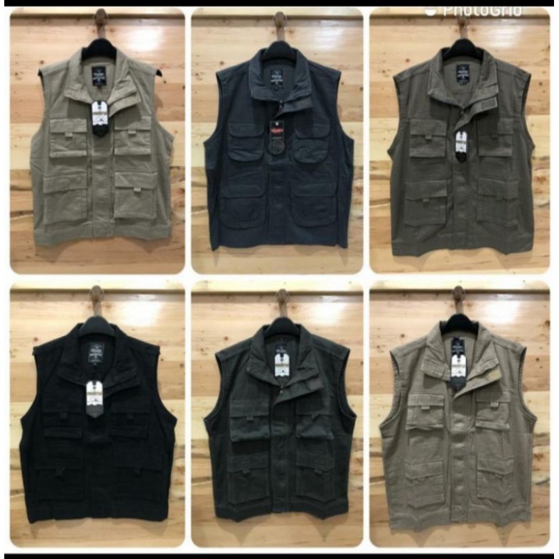 JAKET FREESTYLE  ROMPI TACTICAL OUTDOOR VEST KANVAS PREMIUM