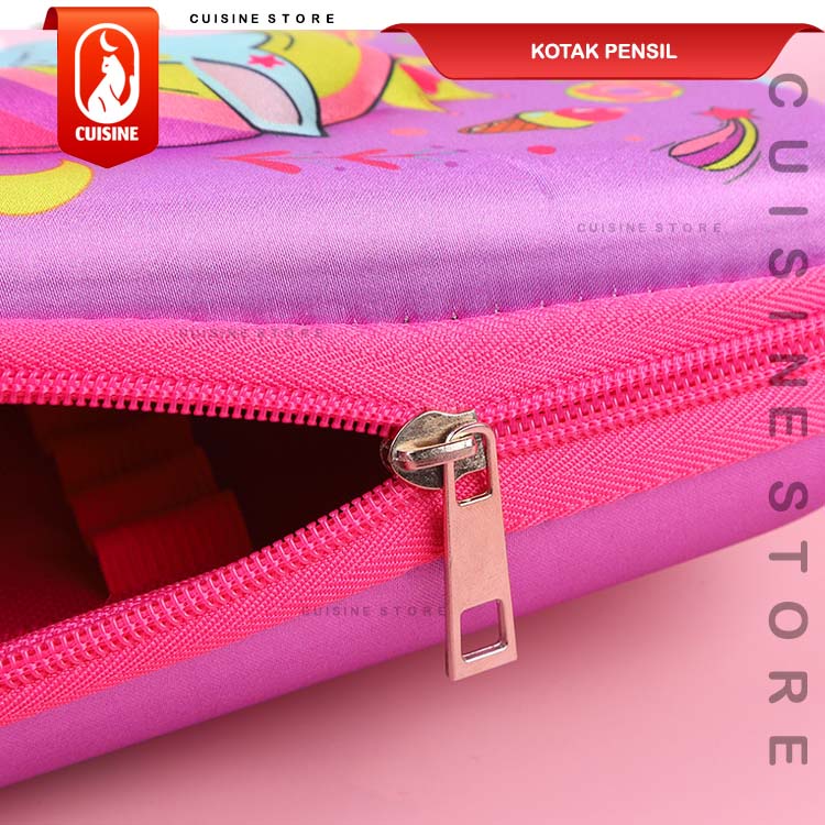 

rtc Kotak Pensil 3D Timbul EVA Besar 22 CM Tempat Pensil Anak Karakter Avanger Capybara Kuromi Lucu