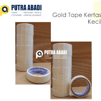 

Solasi Kertas Goldtape Kecil (Isi 10 pcs)