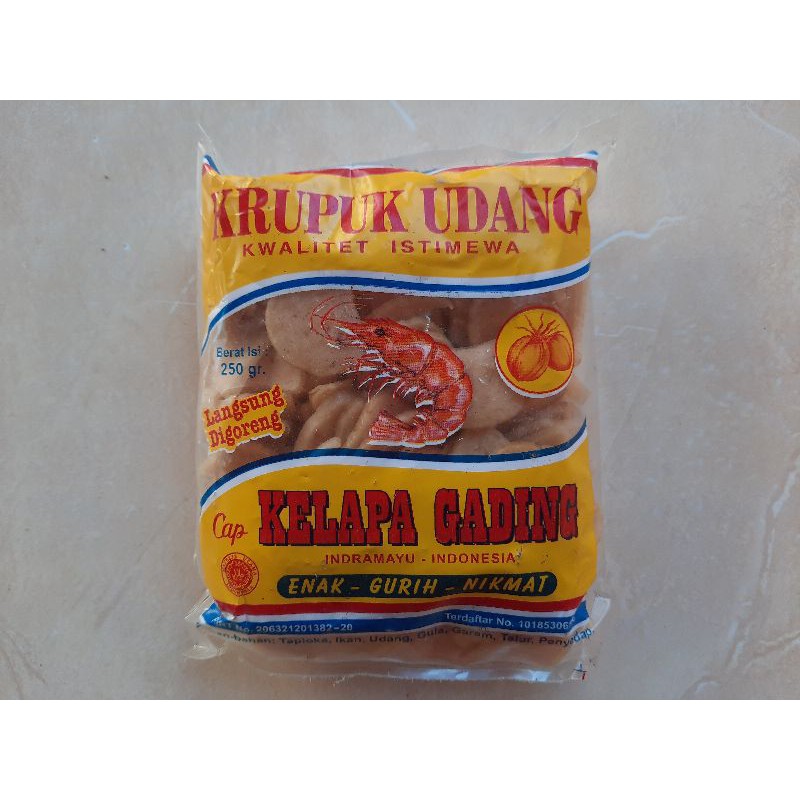 

Kerupuk Udang Cap Kelapa Gading 250g - Mini