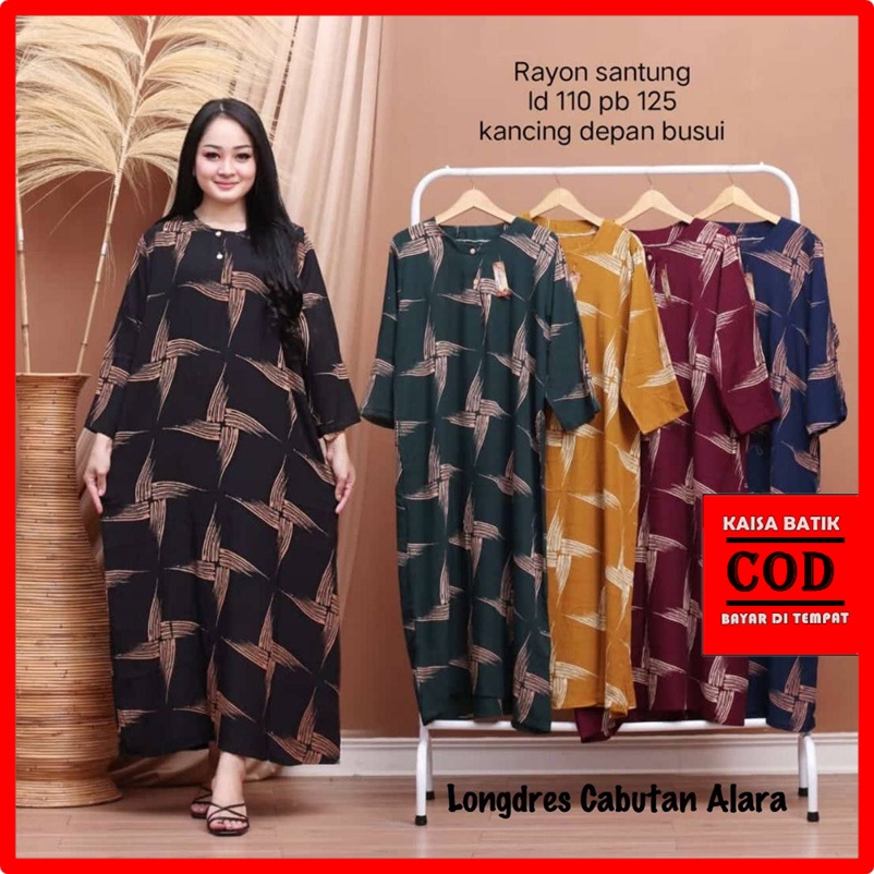 Daster kekinian lengan panjang jumbo busui bali kimono arab rayon Daster Panjang Busui Semata Kaki R