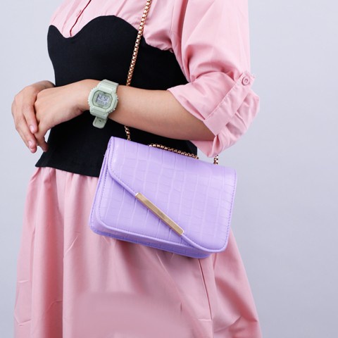 [BISA COD] Tas Selempang Slempang Sling Bag Elegan Rantai Bahu Pesta Kondangan Wanita Cocok Untuk Ootd