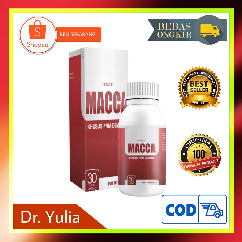 READY STOK!!!Jundo Macca 100% obat herbal Original produk BPOM RI-resmi - JUNDO MACCA