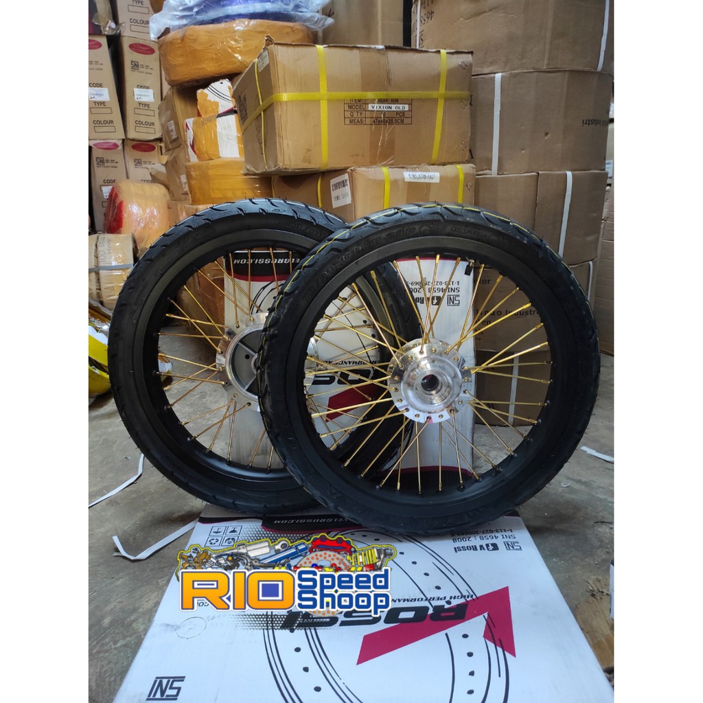 Jual Velg Jari Jari Rx King Ring 17 Tapak Lebar 185 215 Paketan Plus Ban Indonesia Shopee Indonesia