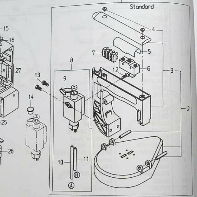 241024A Handle Assembly / Pegangan / Gagang Mesin Jahit Karung NP-7A