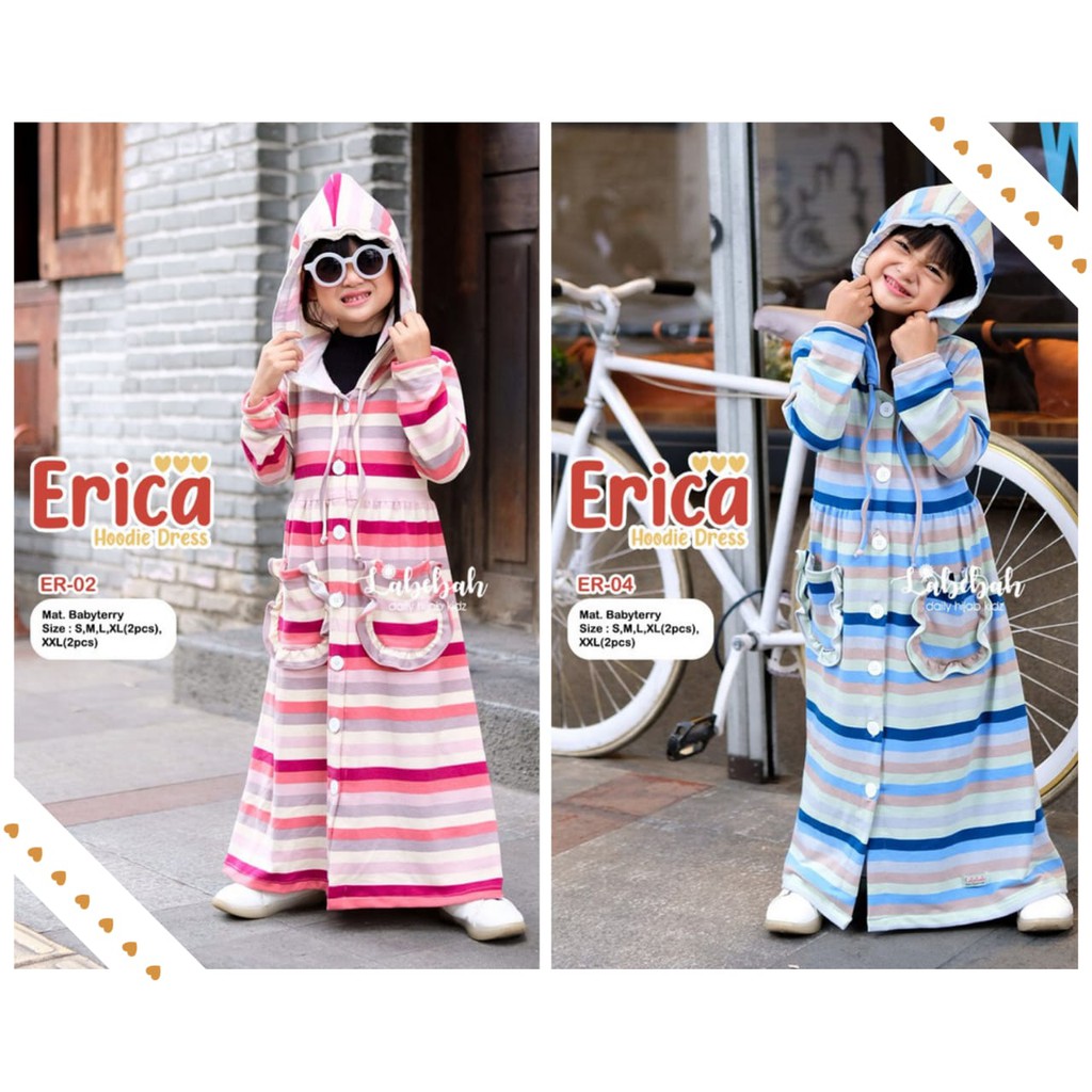 Sweater Jaket Hoodie dress Erica Original By Labebah 2-9 th