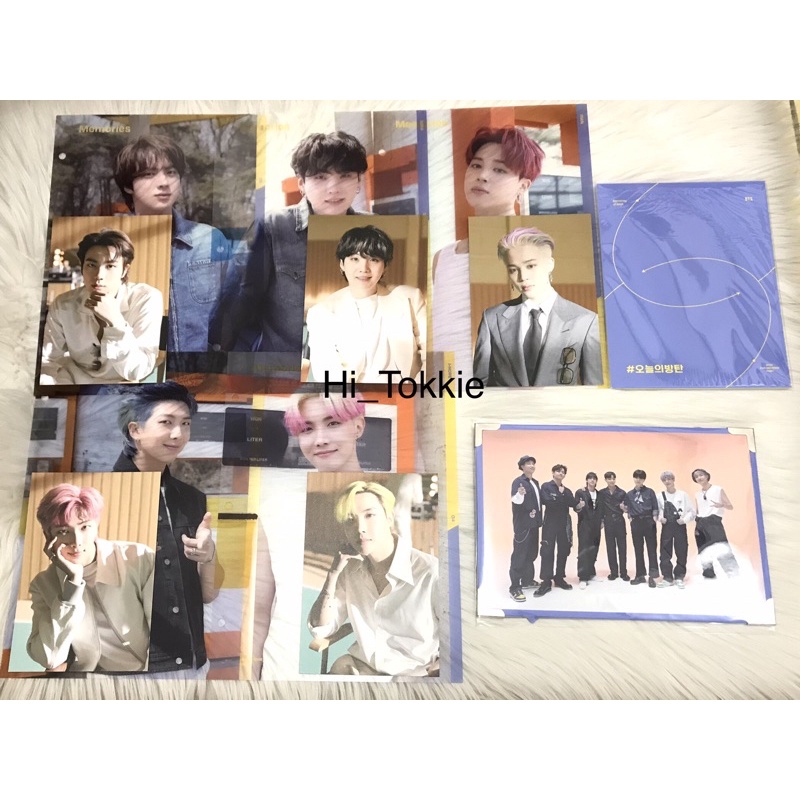 READY SHARING BTS MEMO MEMORIES 2021 RM Jin Suga Jhope Jimin Taehyung Jungkook