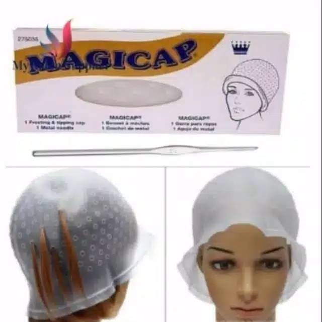 MAGICAP TOPI KARET SILICONE / TOPI SEMIR RAMBUT BLEACHING ...