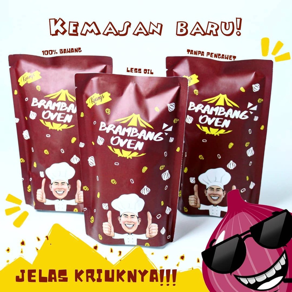 KUANGS BRAMBANG OVEN 120GR | BAWANG GORENG SEHAT RENDAH KALORI