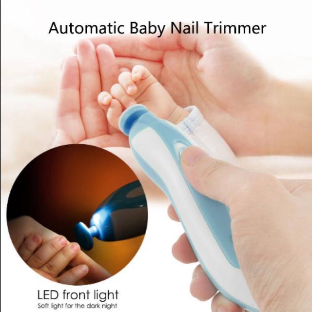 Gunting Kuku Bayi Otomatis Aman Baby Nail Trimmer Automatic P22