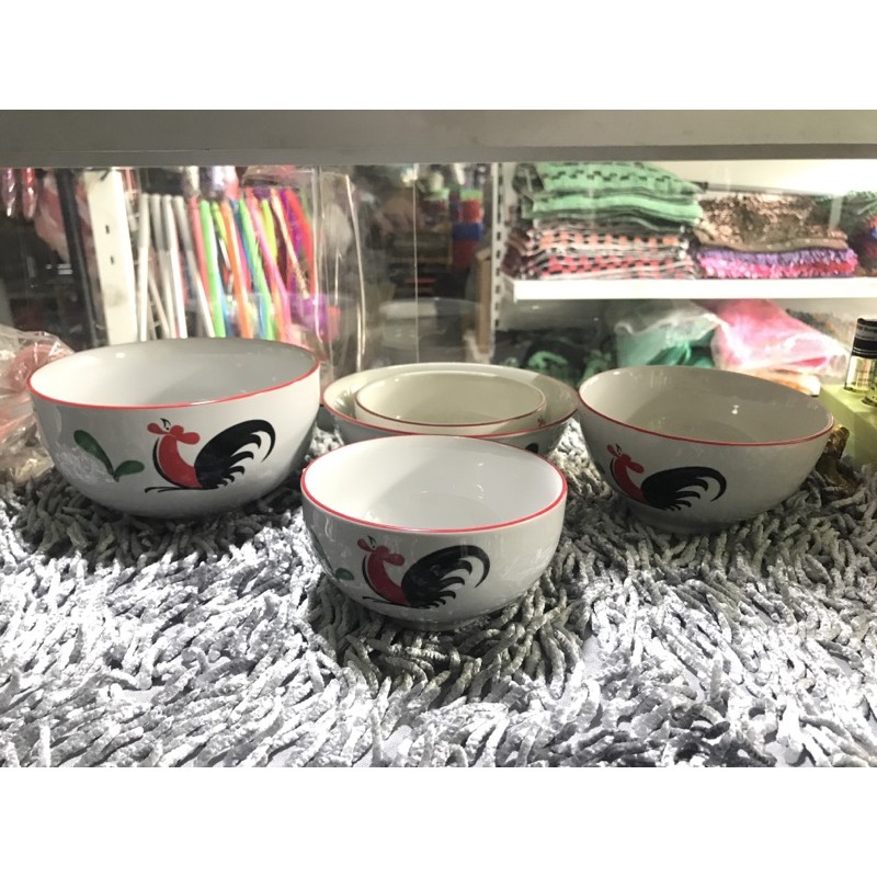 Mangkok Keramik cap ayam KPQ - Mangkok mie ayam - Mangkok bubur jumbo