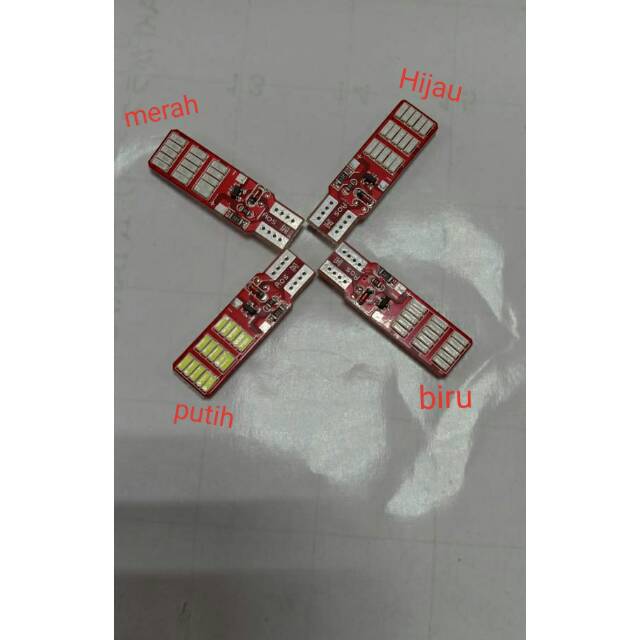 Lampu senja T10 30 LED 24vol truck.bis kedip/strobo