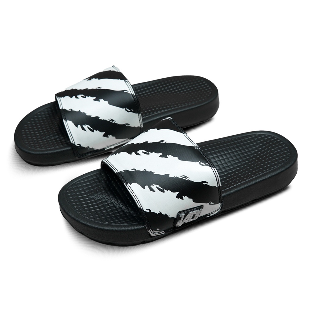 JACK IDN Sandal Slide Pria Sendal Slop Flip Flop | Arbez White