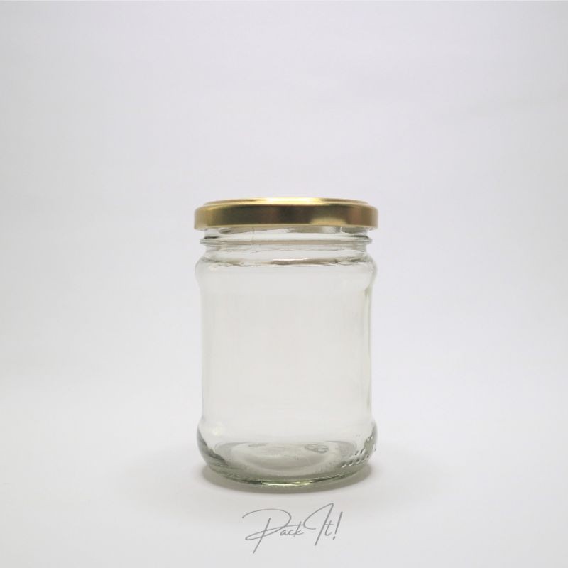 JAR KACA 200ML / TOPLES KACA 200ML / BOTOL KACA 200ML