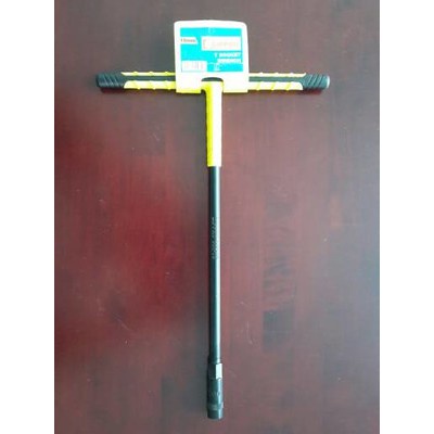 kunci sok T hitam lapis karet lippro / T socket karet  (7-14mm)