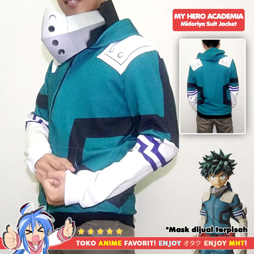 Jaket Anime Boku no Hero Academia My Hero Academia Midoriya Izuku Battle Suit