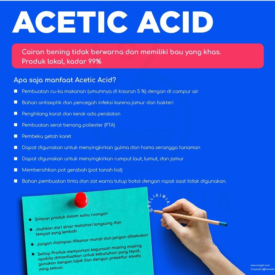 Biang Cuka Food Grade 1 Kg - Acetic - Asetat