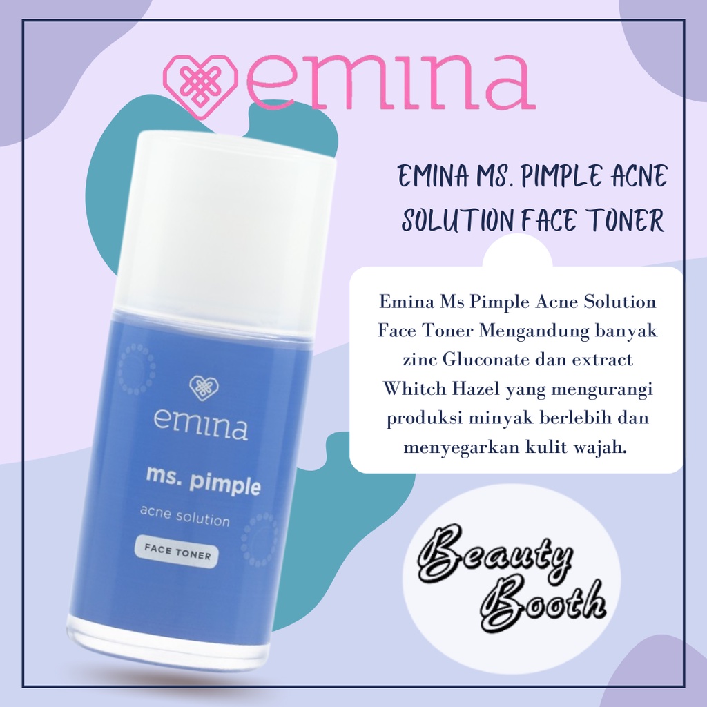 EMINA Ms. Pimple acne solution FACE TONER 50Ml