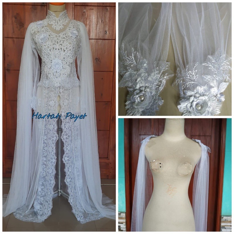 Slayer Pundak Kebaya Pengantin / Sayap Bahu / Sayap Pundak Slayer Bahu