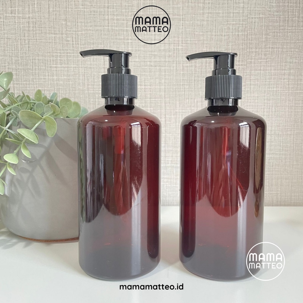 BOTOL PUMP KOSONG / botol baru bening / Rumah Tangga Estetik Sanitiser Refill 500ml