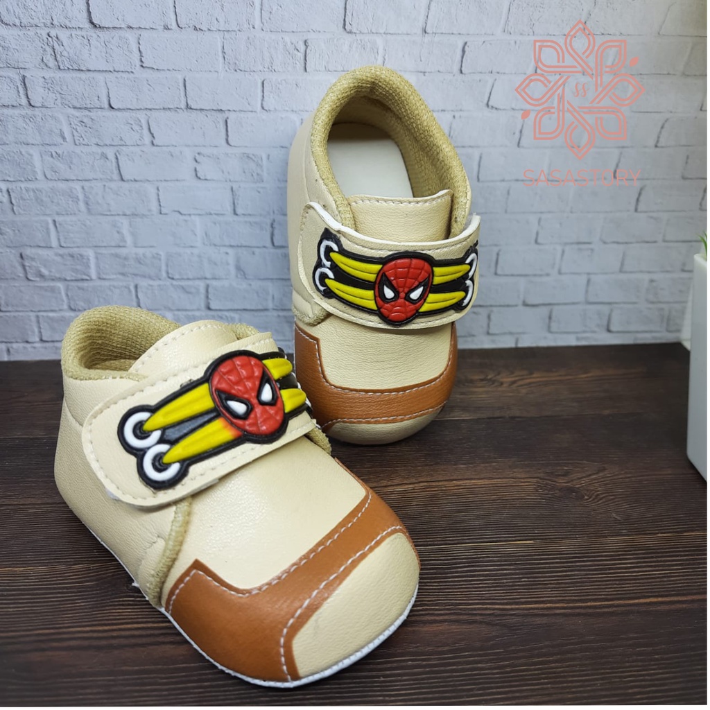 SEPATU PREWALKER BABY BAYI ANAK LAKI-LAKI 0-12 BULAN CP03