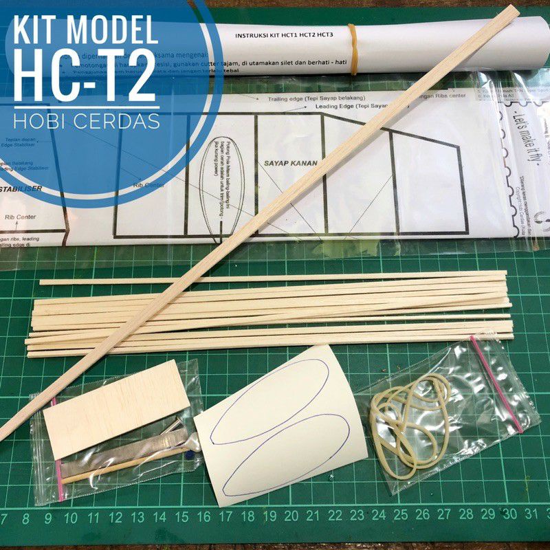 KIT PESAWAT TENAGA KARET HCT2