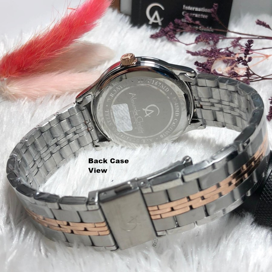 ORIGINAL Jam Tangan Pria Alexandre Christie AC 8348 / AC8348 / 8348 Garansi Resmi 1 Tahun, Stainless