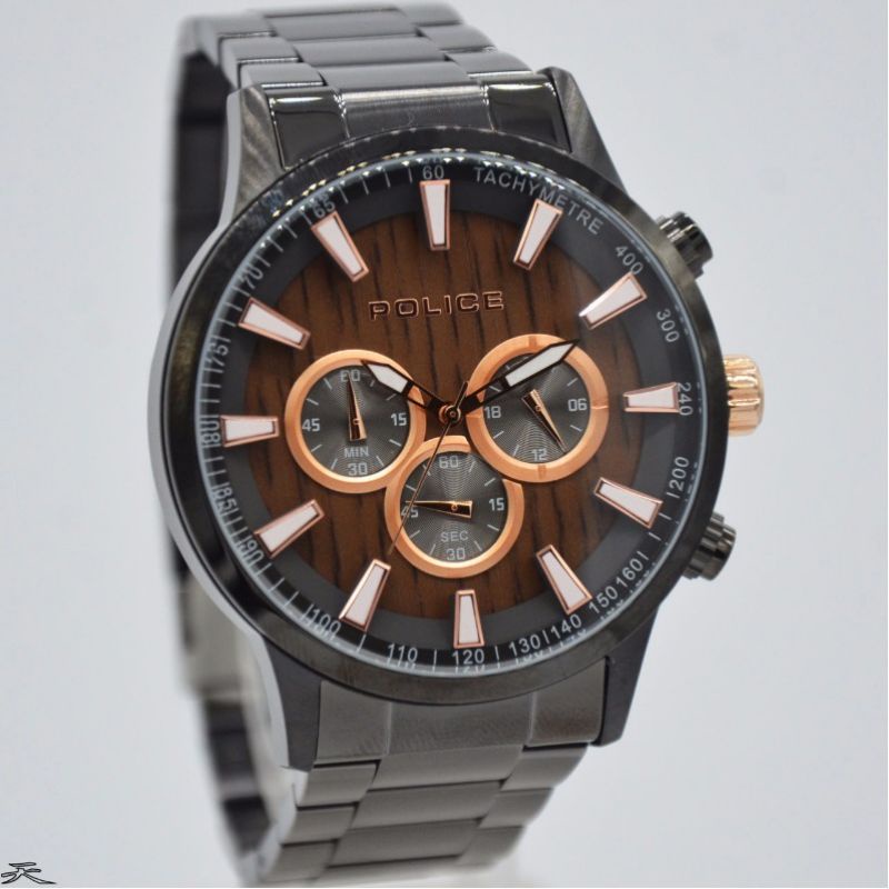 Jam Tangan Pria Police 15000JS Rantai Original Murah