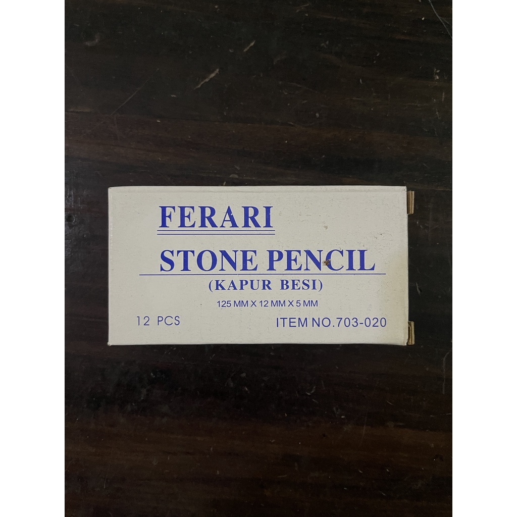 

Ferari Kapur Besi / Stone Pencil - 12 pcs