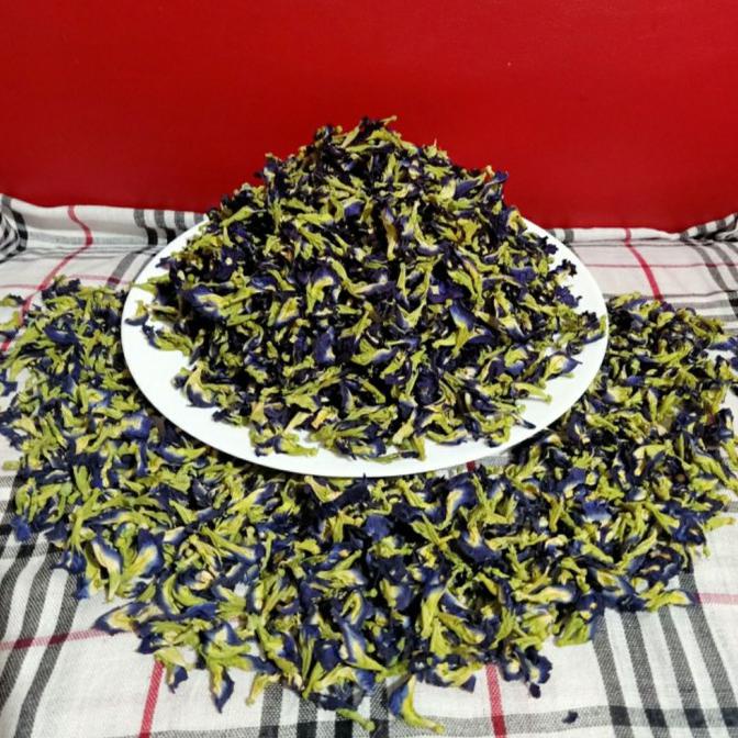 

[[BISA COD]] ( 50 Grm ) Teh Bunga Telang - Teh Biru - Butterfly Pea Tea - Detox Dll TERPERCAYA Kode