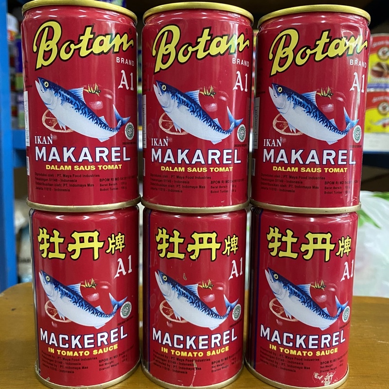 

(155gr) Botan Brand A1/ Tuna Botan/ Tuna ikan/ Ikan makarel saus tomat