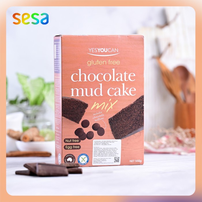 

BISA COD Yes You Can - Chocolate Mud Cake Mix 550 g (Tepung Premix)