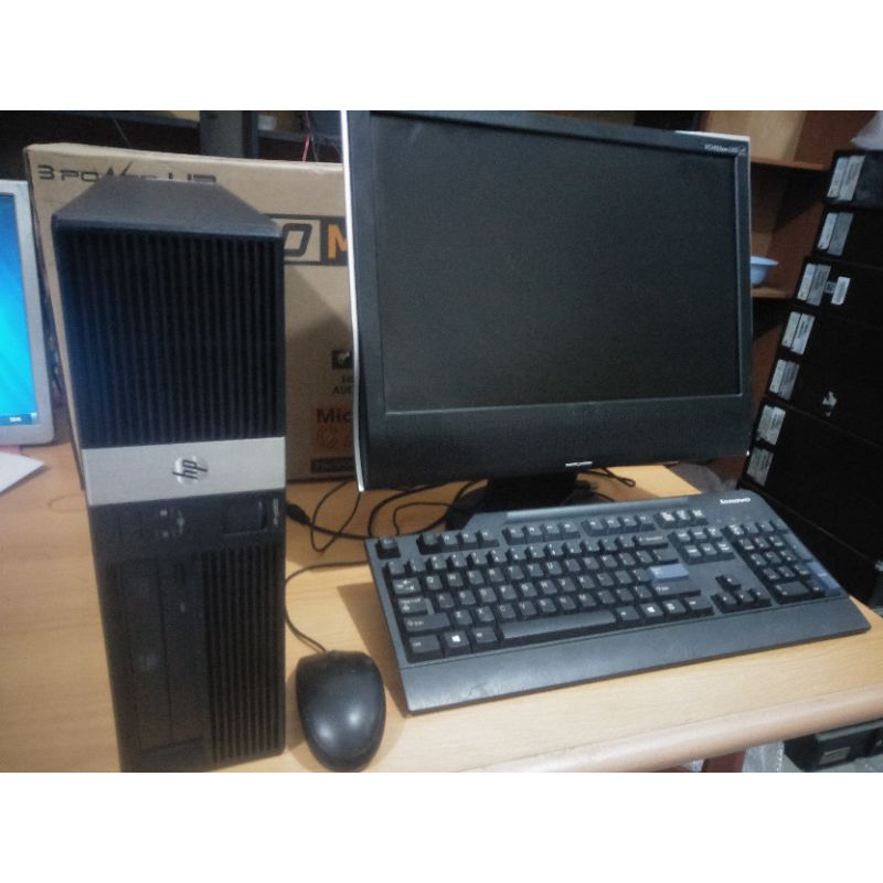 Komputer Pc branded HP core i3 lengkap dengan LCD siap pakai utk office,editor,Admin DLL