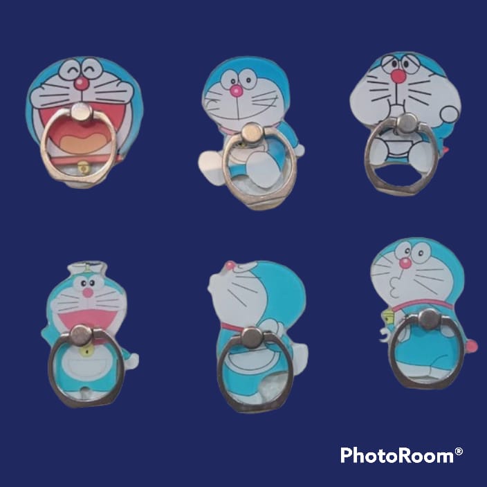 RING STAND / RING KARAKTER DORAEMON HELLO KITTY