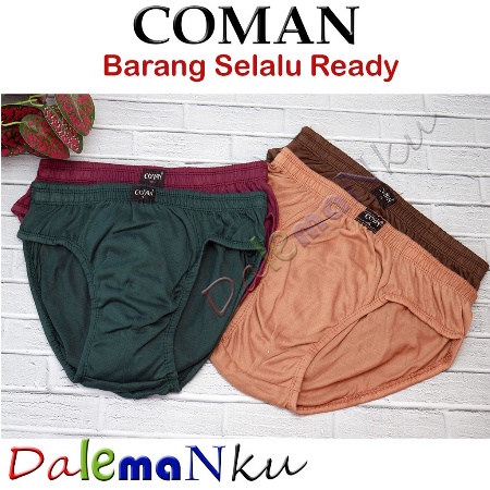 { Best Produk Terlaris} Celana Dalam Pria COMAN ISI 4 PCS