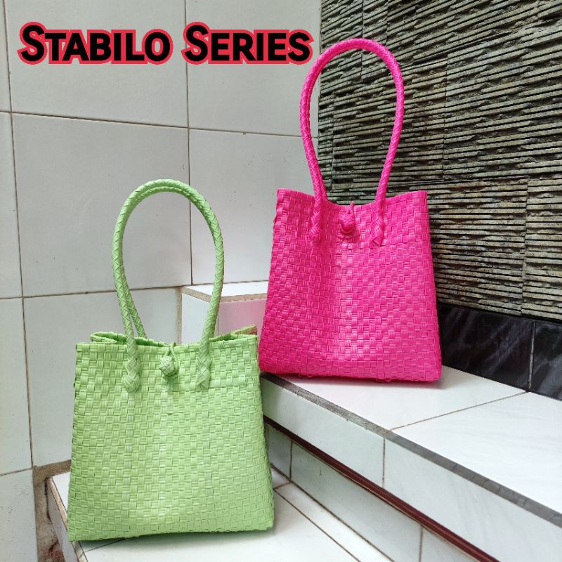 Tas Wanita/ Tas Anyaman Jali/ Tas Hajatan/ Tas Anyaman Plastik Murah Pastel Candy