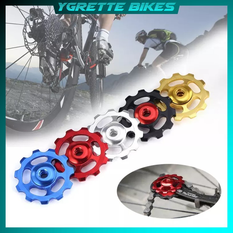 YGRETTE - Pulley Rear Derailleur Roda Belakang Sepeda 11T Bahan Aluminium SSDE Gir Gear RD