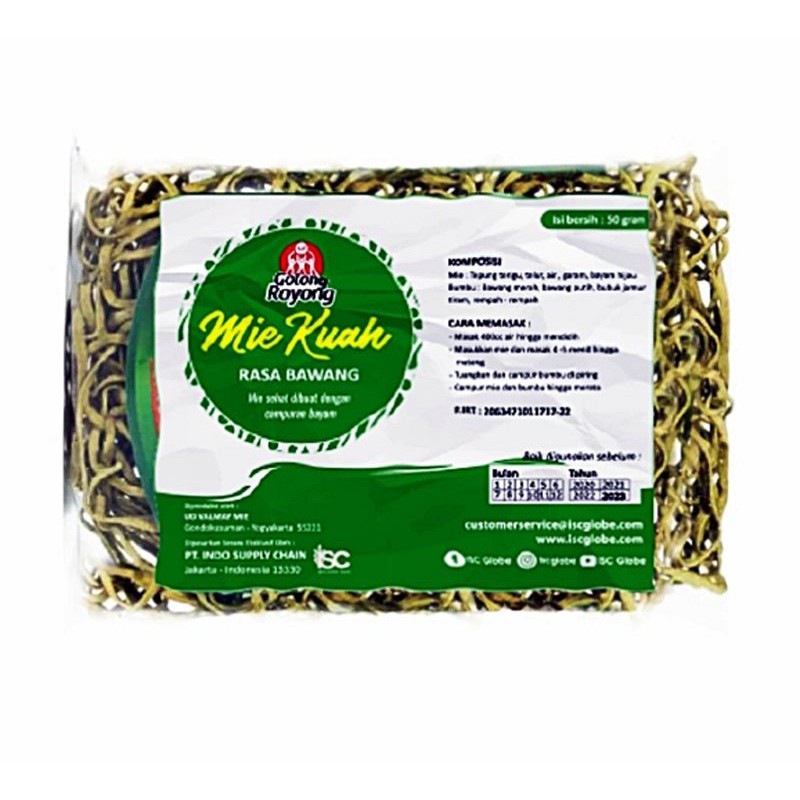 

Mie Kuah Rasa Bawang (1 pack 5 pcs)