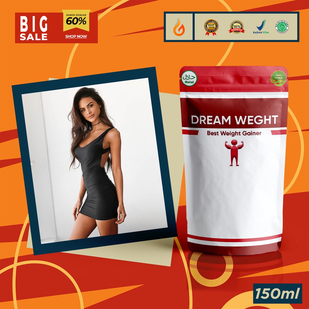 

DREAM WEIGHT SUSU - Suplemen Penambah Nafsu makan Tanpa Efek Samping / penambah berat badan
