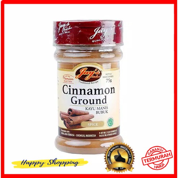 

Jay's Cinnamon Ground (Kayu Manis Bubuk) 75gr