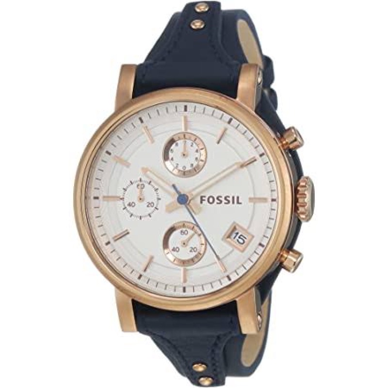 JAM TANGAN FOSSIL 3838 LEATHER BLUE