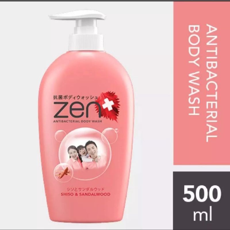 Zen Antibacterial Body Wash Pump 500 ML / 480ml Sabun Cair Botol Zen Pump 500ML / 480 ML