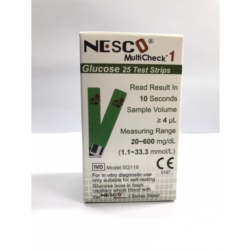 Strip Nesco Tes Gula Darah / Cek Glucose